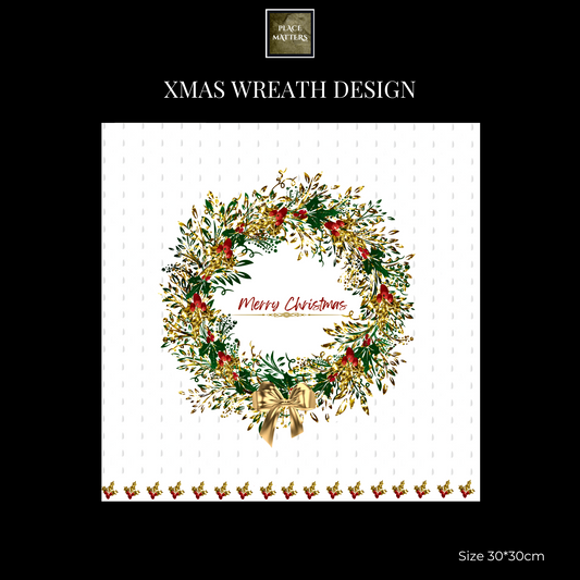 Christmas Placemats (Xmas Wreath)
