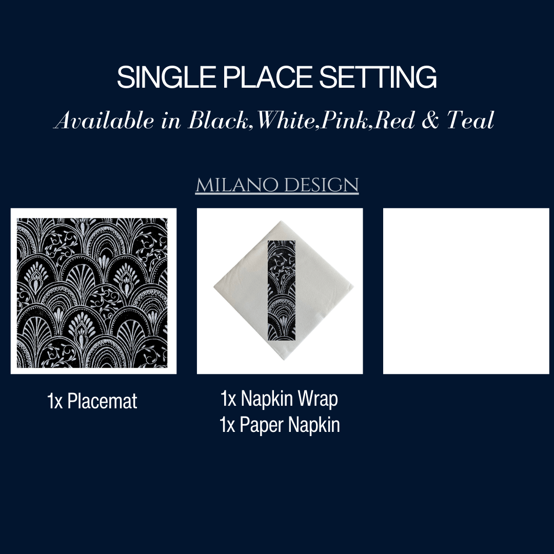 Single Place Setting (Milano Design) - Place Matters