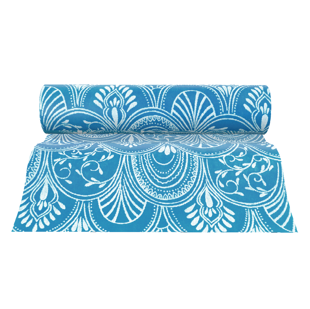 Milano Blue Teal Table Runner – 3 Metres | Place Matters - Place Matters
