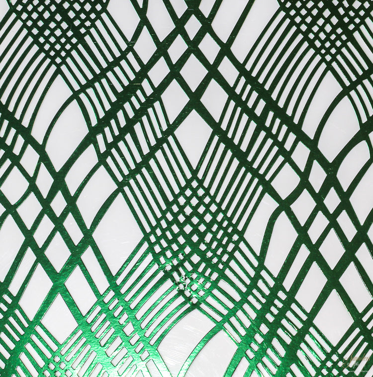 Weave Design Green