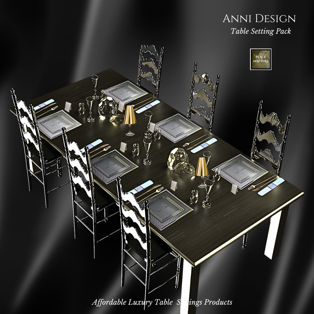 Gold Table Setting Pack for 10 People  (Anni Design) - Place Matters