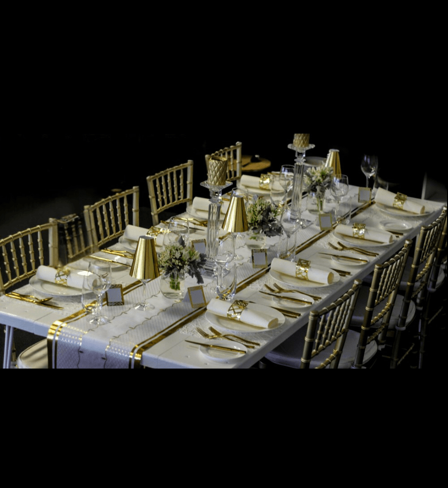 Gold Anniversary Table Setting pack - Place Matters