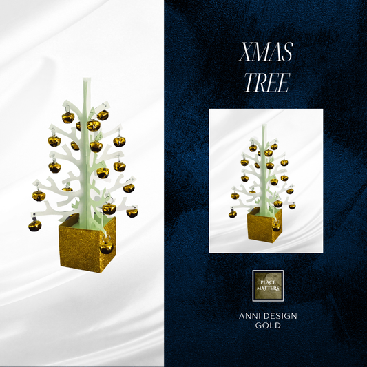 Anni Xmas Gold Tree Table Decoration