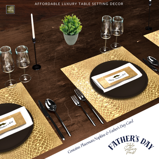 Father's Day Table Setting Pack