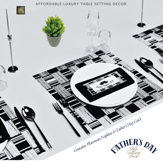 Father's Day Table Setting Pack