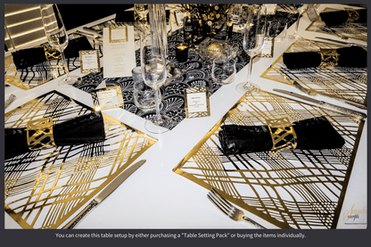 Gatsby Table Setting Pack for 10 with Runner - Place Matters