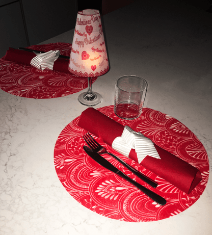 Milano Design Round Placemats – Black | Place Matters (Pack of 20) - Place Matters