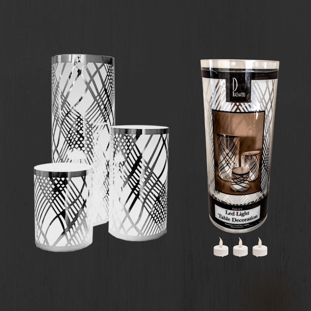 Table Decorations (Weave Design)(Pack of 3) - Place Matters