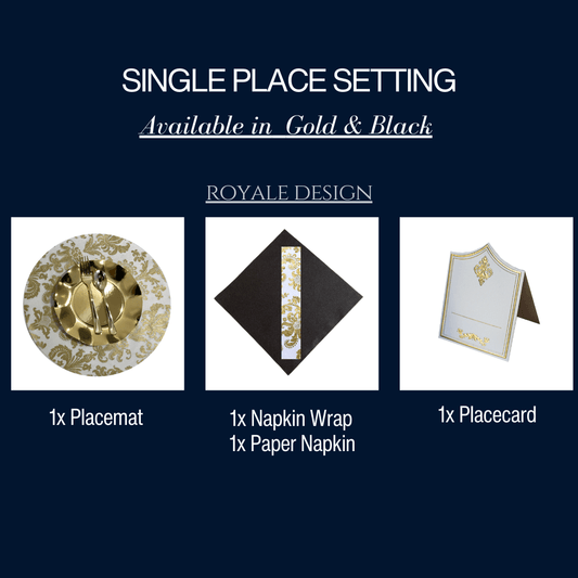 Single Place Setting (Royale Design) - Place Matters