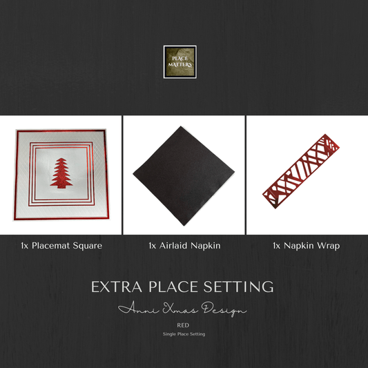 Single Place Setting (Anni Christmas Design) - Place Matters