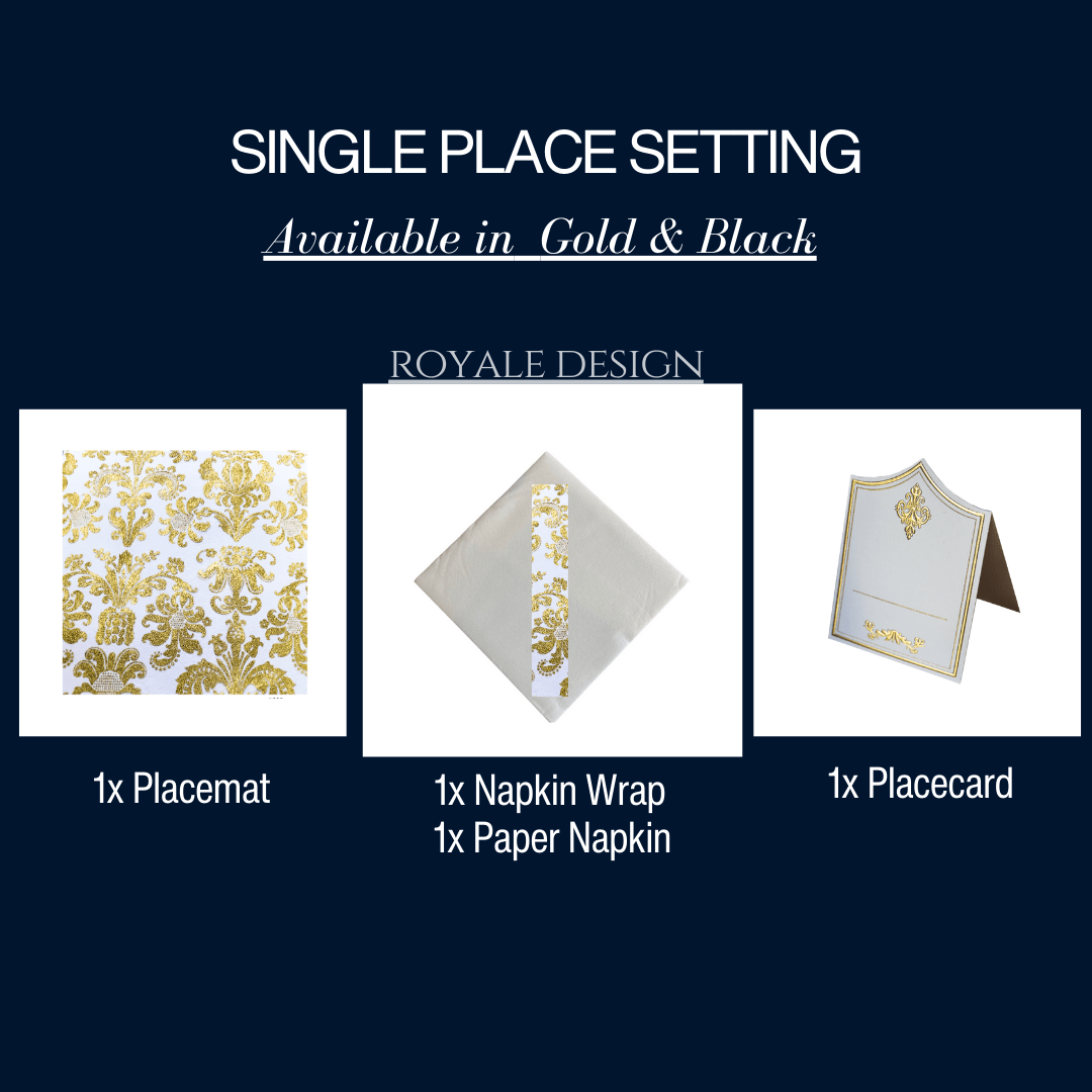 Single Place Setting (Royale Design) - Place Matters