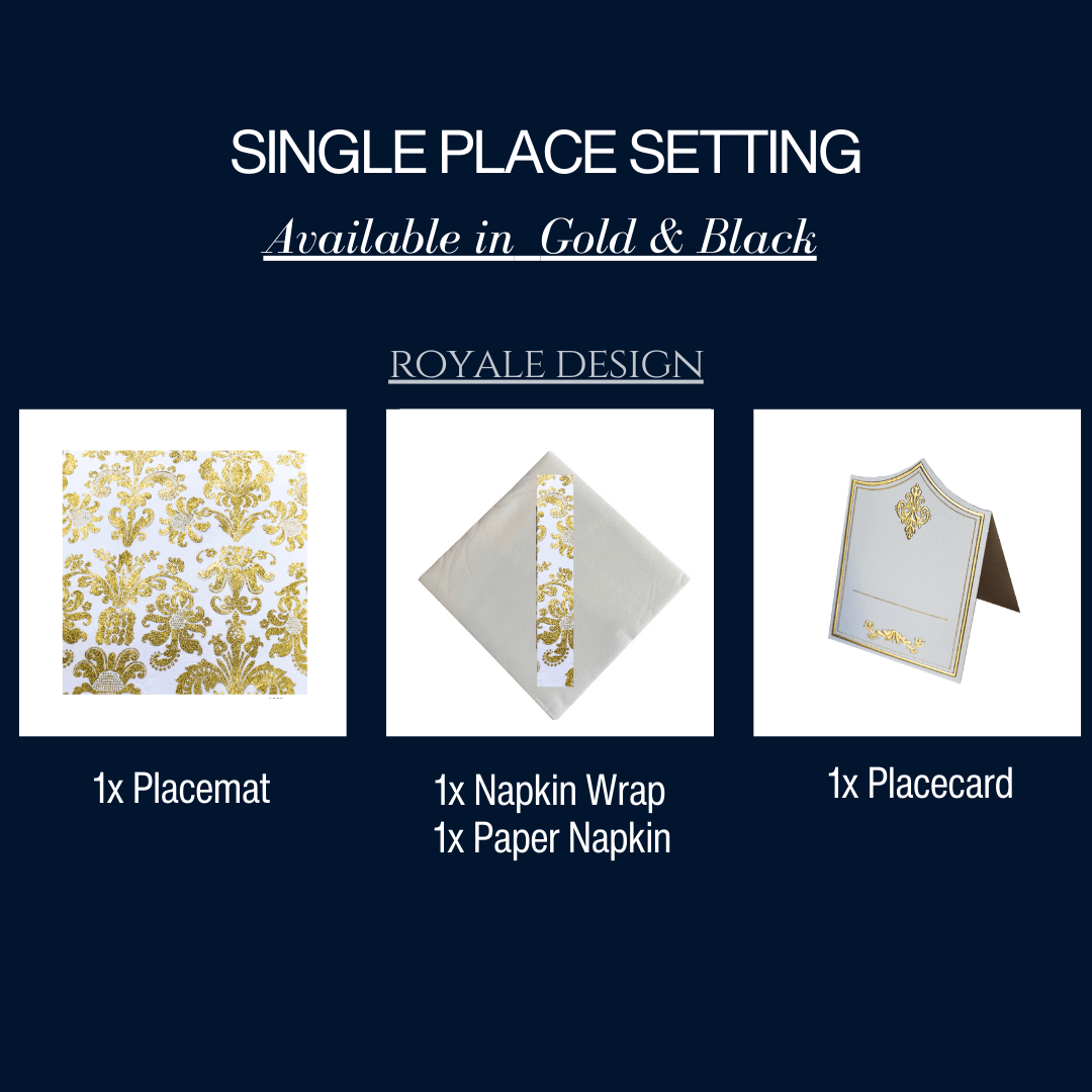 Single Place Setting (Royale Design) - Place Matters