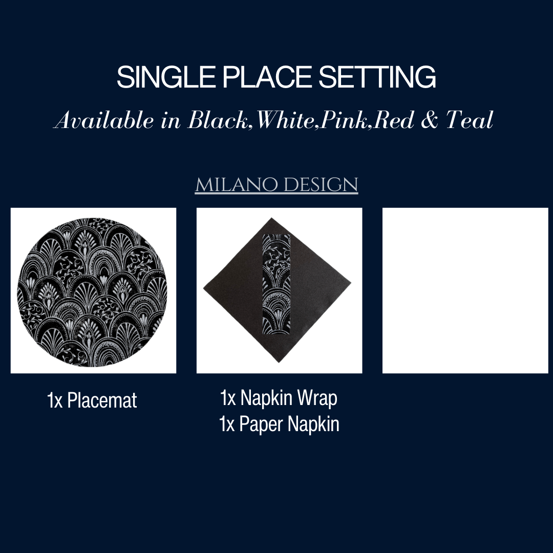 Single Place Setting (Milano Design) - Place Matters