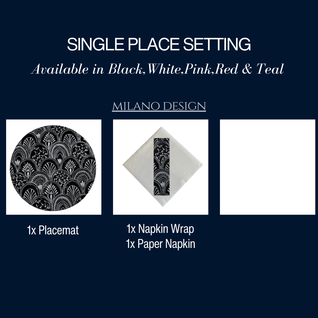 Single Place Setting (Milano Design) - Place Matters