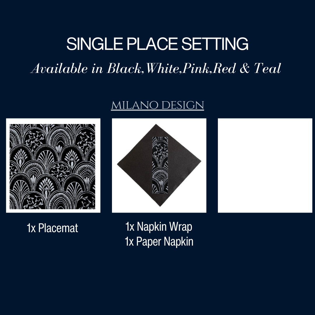 Single Place Setting (Milano Design) - Place Matters
