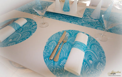 Milano Design Round Placemats – Black | Place Matters (Pack of 20) - Place Matters