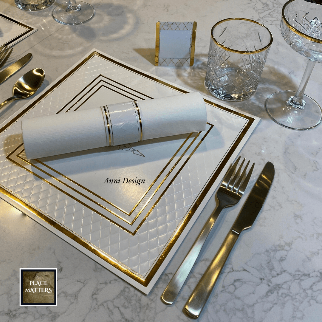 Anni Design Square Placemats | Place Matters (Pack of 20) - Place Matters