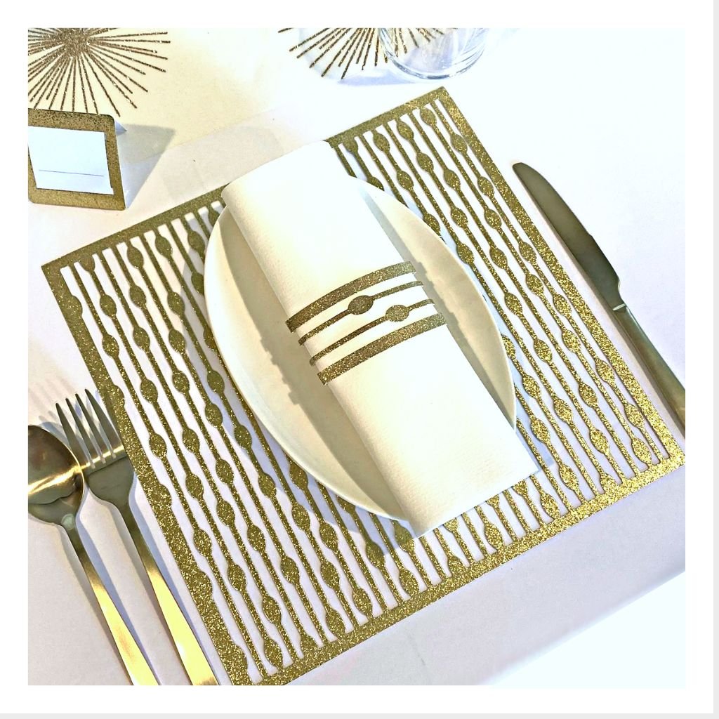 Droplets Design Placemats – Pack of 20 | Place Matters - Place Matters