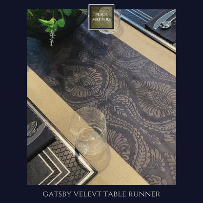 Gatsby Velvet Table Runners