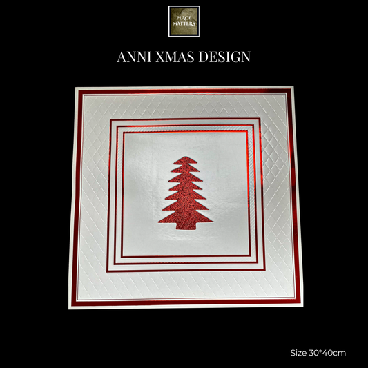 Red Christmas Placemats (Anni Design) Pack of 20 - Place Matters