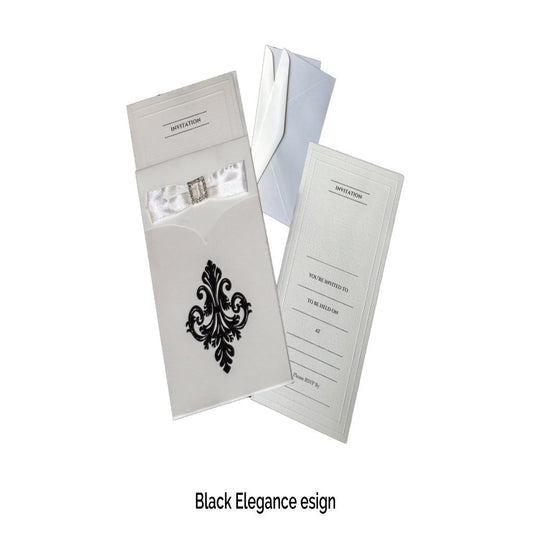 Black Invitations (Pack of 20) - Place Matters