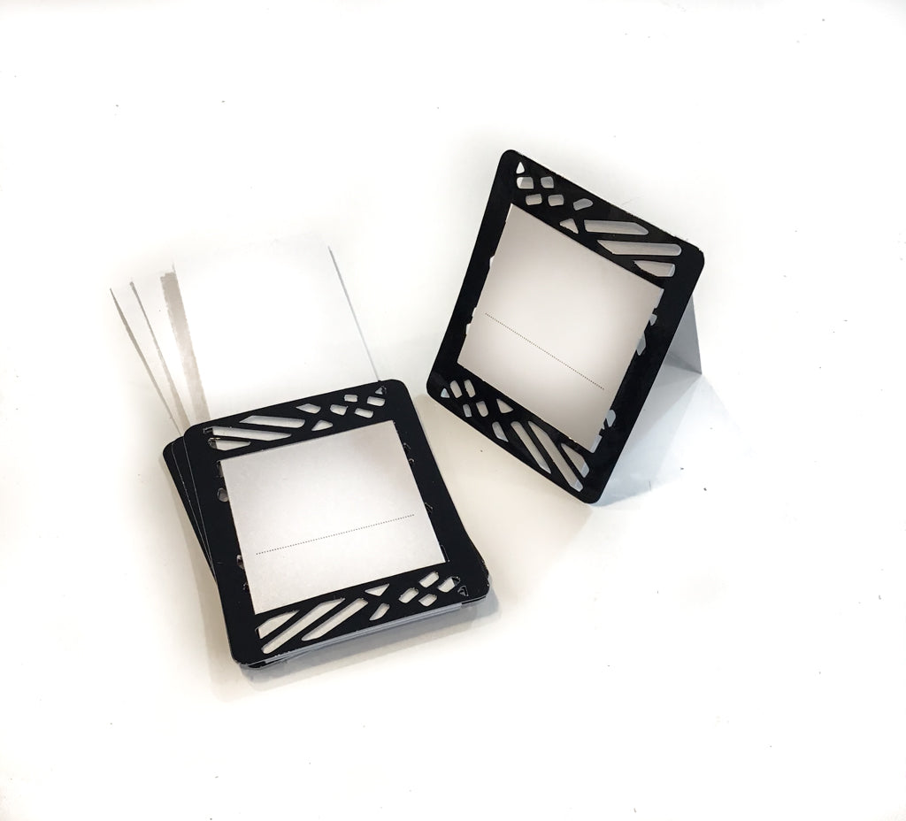 Black Place Cards (Pack of 20) (Weave) - Place Matters