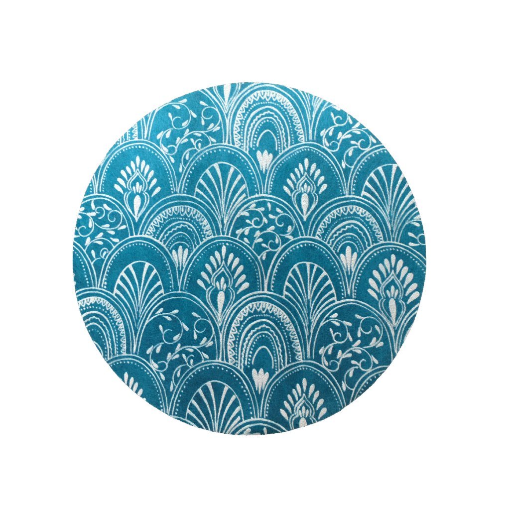 Teal Placemats (Milano) Pack of 20 (Round) - Place Matters