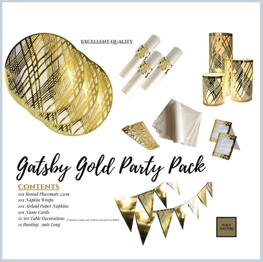 Gatsby Gold Party Pack - Place Matters