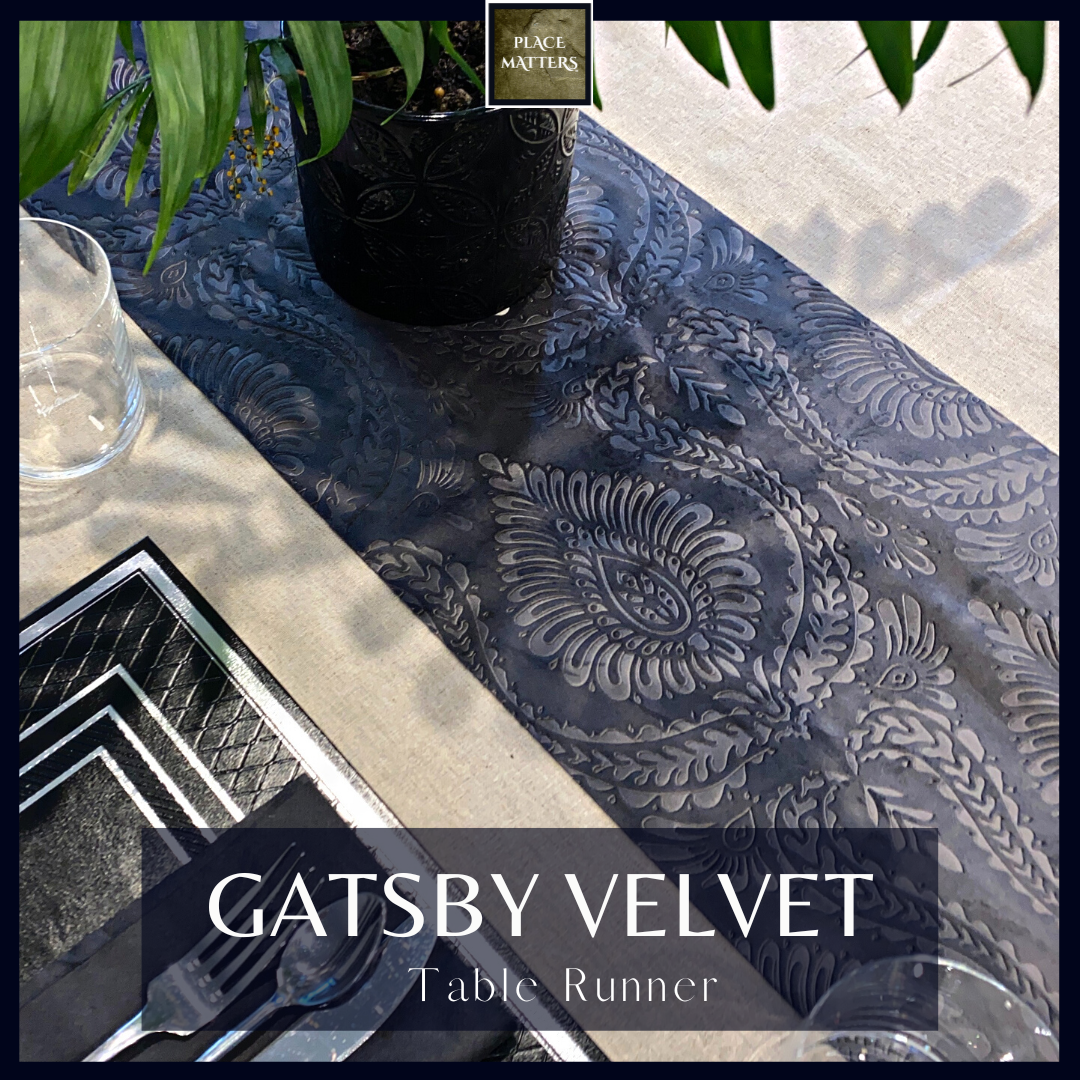 Gatsby Velvet Table Runners - Place Matters