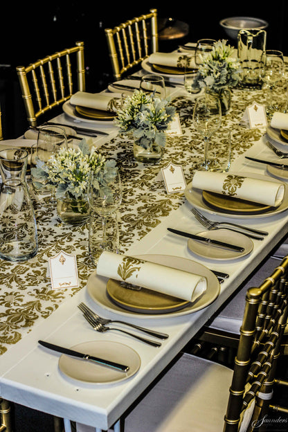Gold Table Runners (Royale) - Place Matters