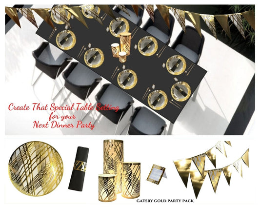 Gatsby Gold Party Pack Weave Design - Place Matters