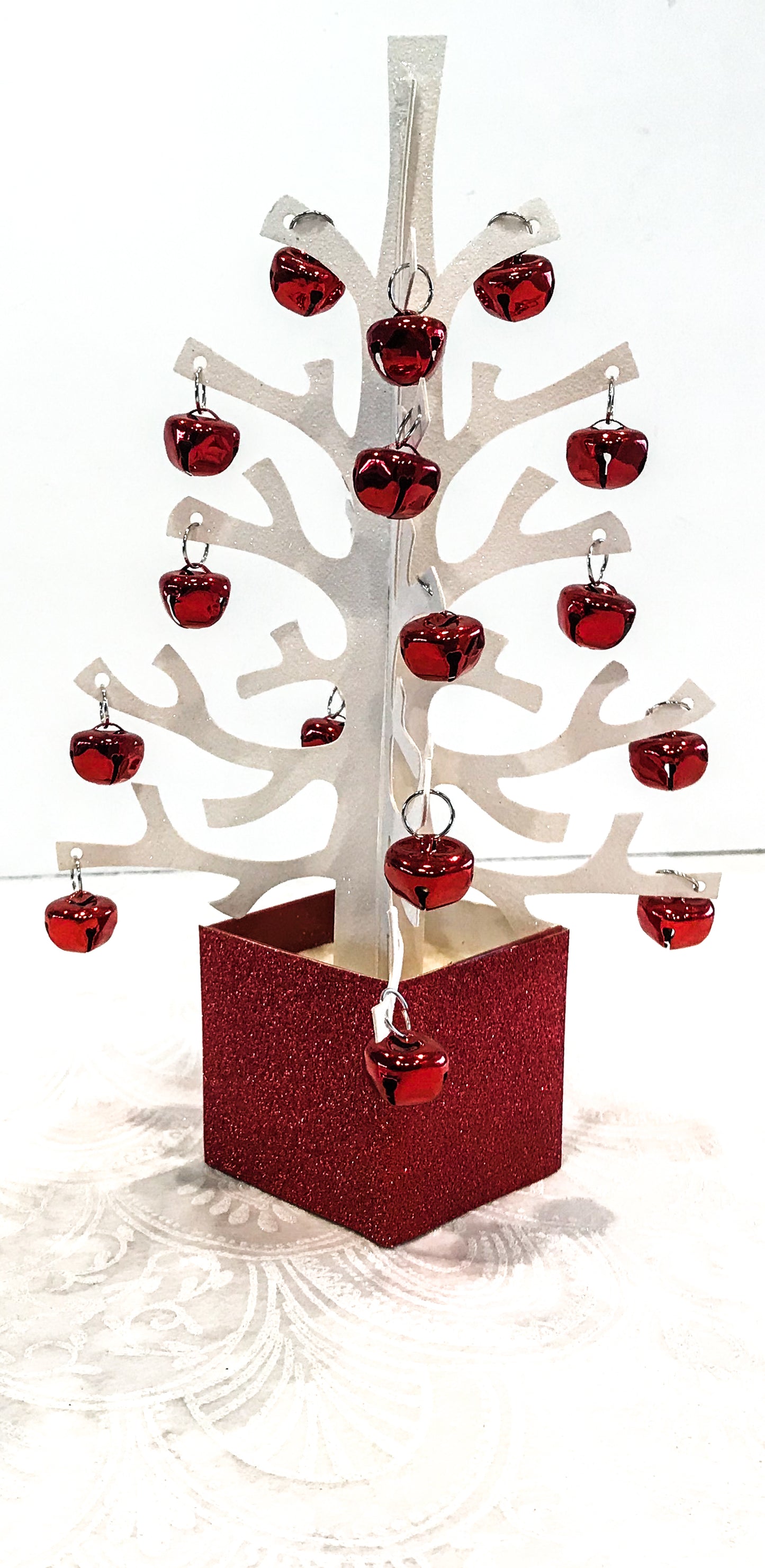 Anni Red Xmas Tree Table Decoration - Place Matters