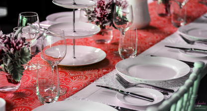 Red Table Runners (Milano) - Place Matters