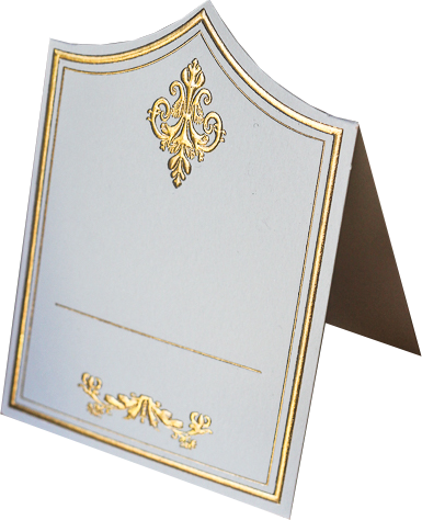 Gold Place Cards (Pack of 20)(Royale) - Place Matters