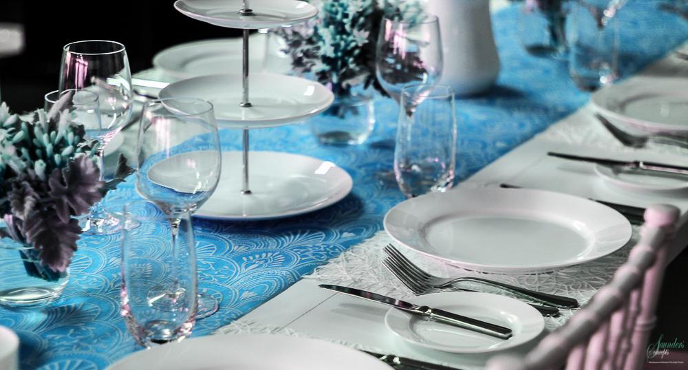Teal Table Runners (Milano) - Place Matters