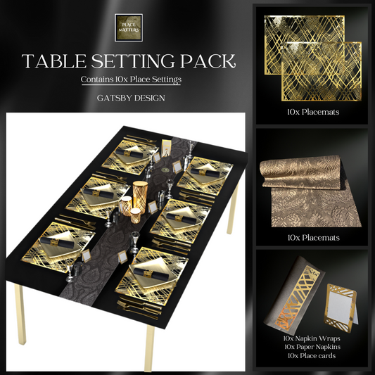 Gatsby Table Setting Pack - Place Matters
