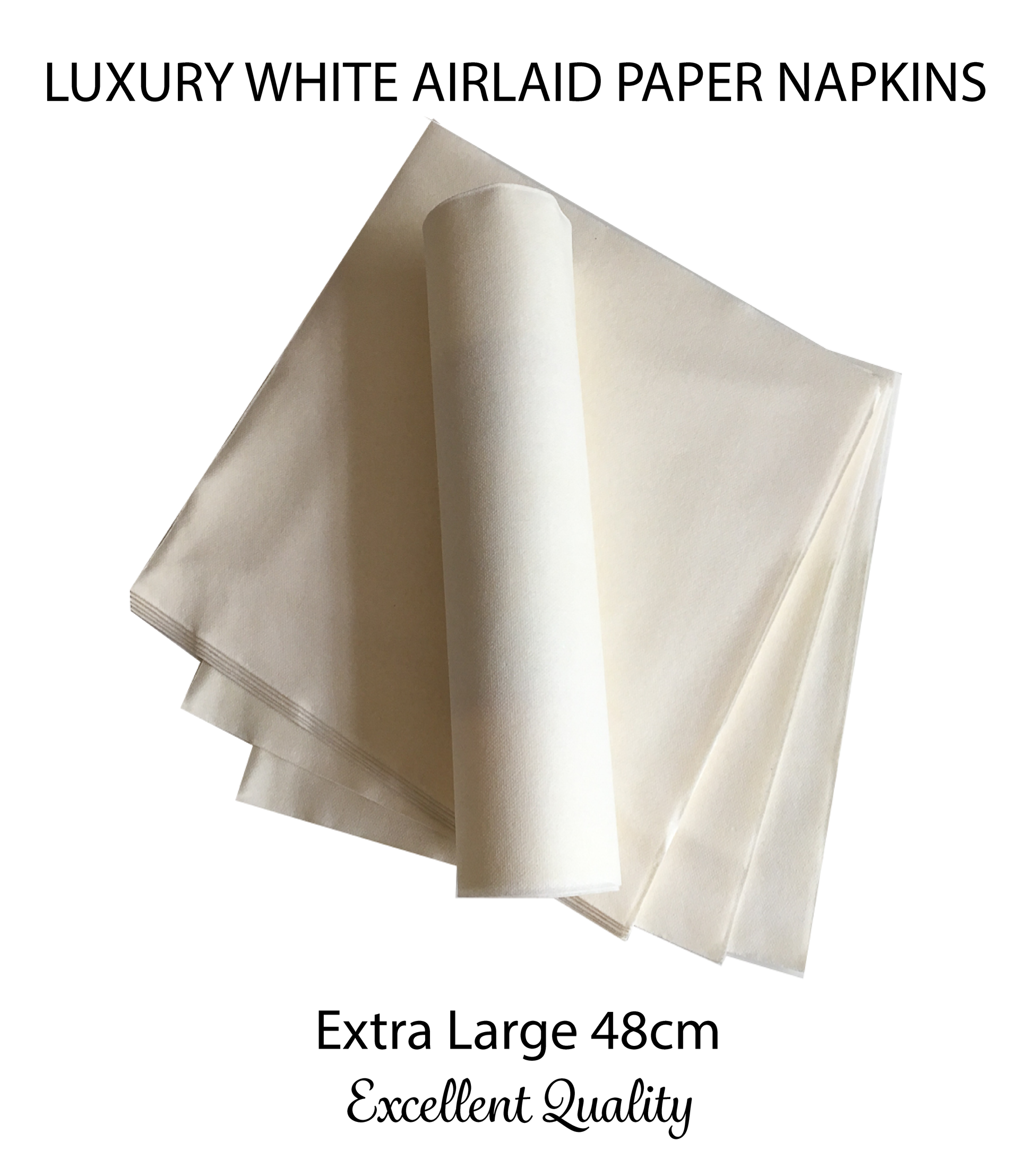 White Paper Napkins - Place Matters