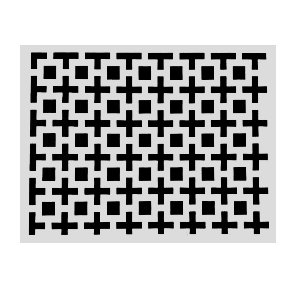 White Placemats Amazing Squares (Rectangle) - Place Matters