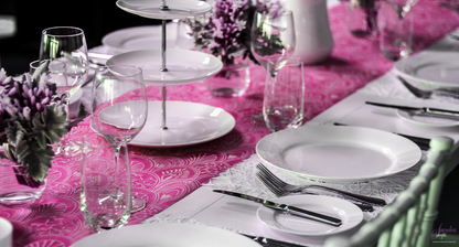 Pink Table Runners (Milano) - Place Matters
