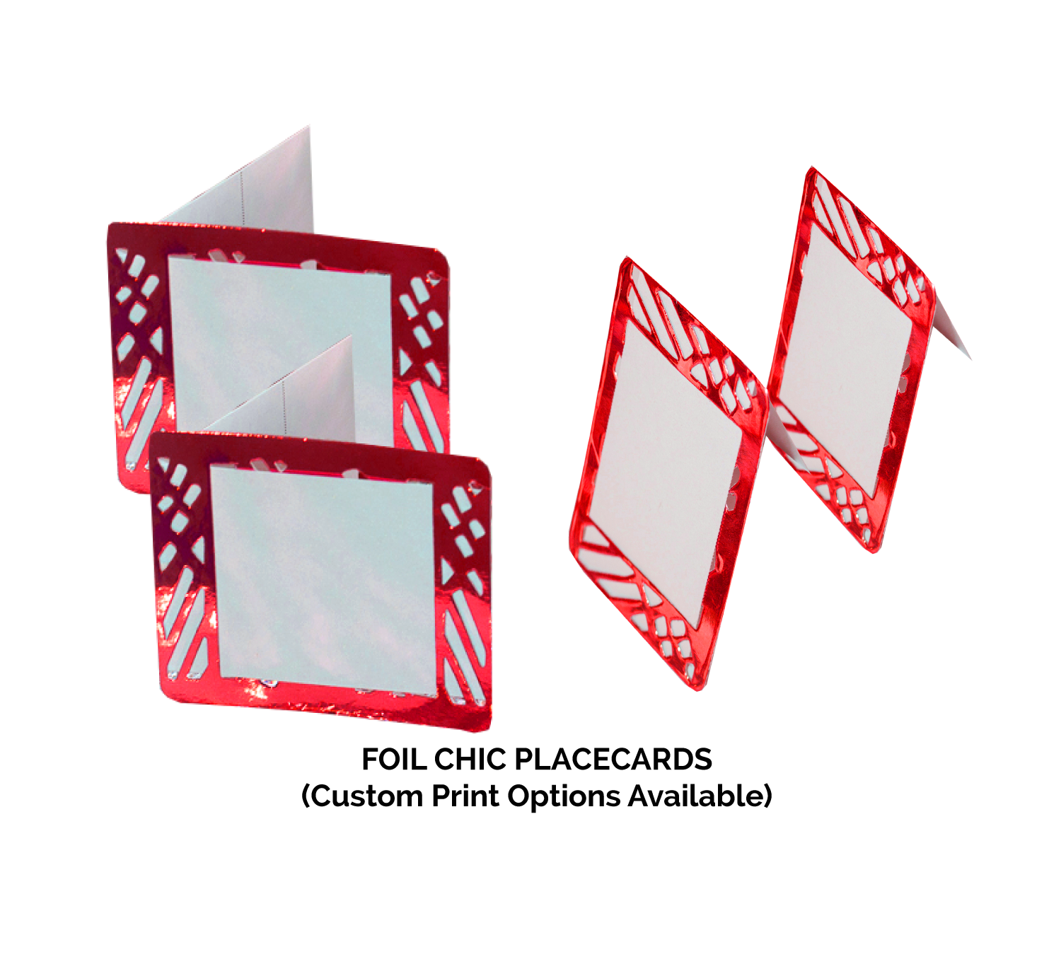 Red Place Cards (Pack of 20)(Weave) - Place Matters