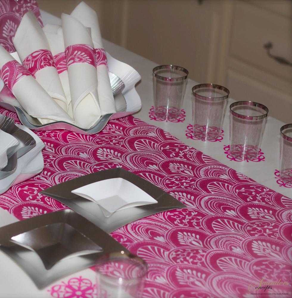 Pink Table Runners (Milano) - Place Matters